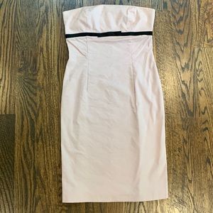 Maggy London sz 6 Pink Strapless Dress